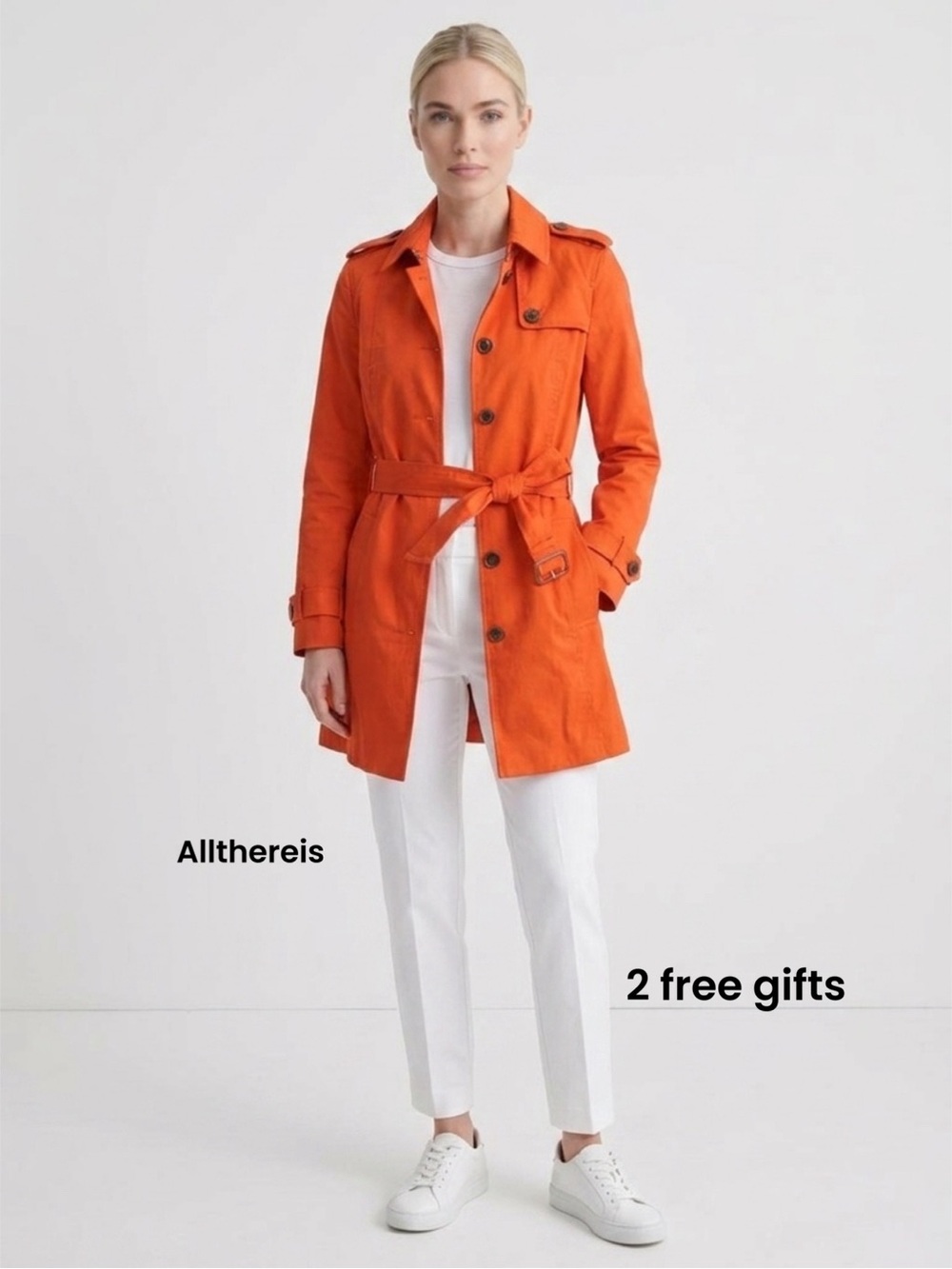 🎉BR trench w/ sweater and scarf S